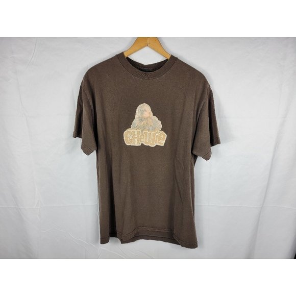 Star Wars Other - Star Wars Chewbacca Chewie Vintage Movie Promo T Shirt Size Large L Brown Tee